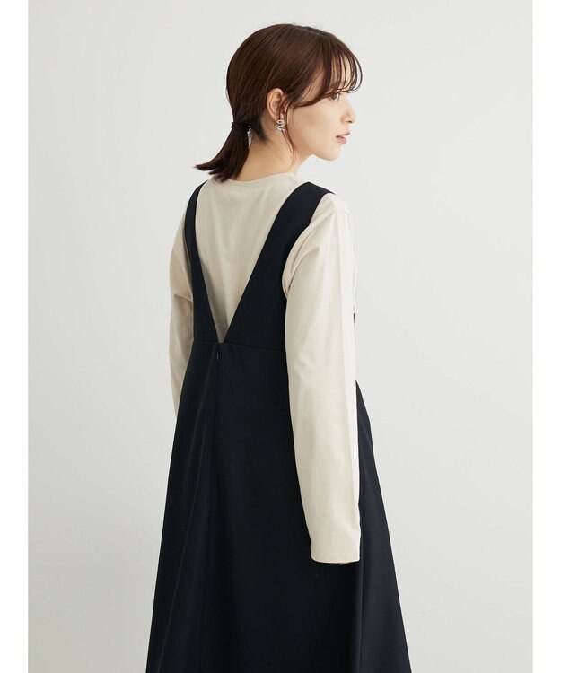 Green Parks ・ＥＬＥＮＣＡＲＥ　ＤＵＥ　Ｖネックジャンスカ Black