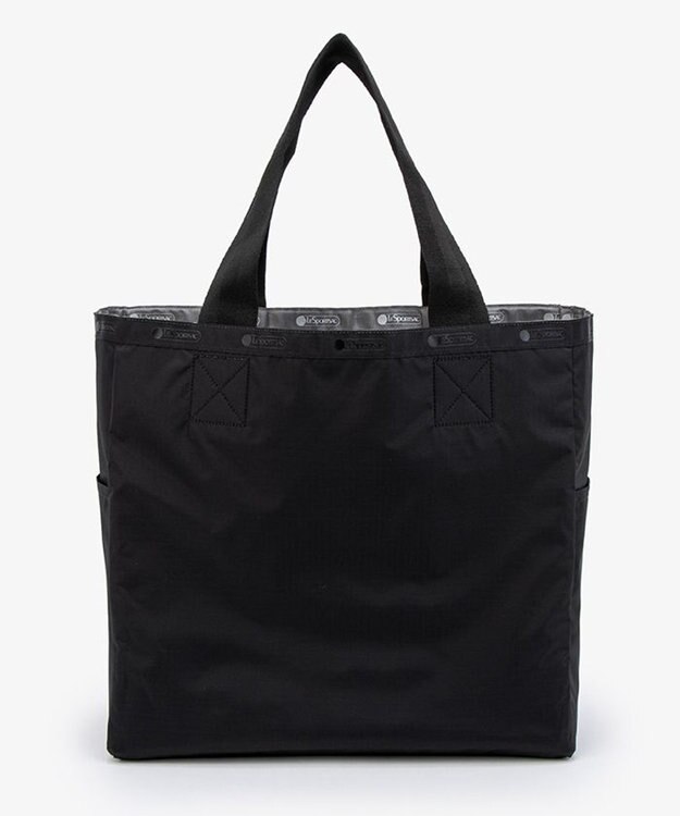 LeSportsac LG REVERSIBLE TOTE/ガンメタル/ブラックソリッド ガンメタル/ブラックソリッド