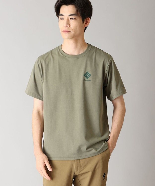 Columbia Columbia/ ワイルドステップパスグラフィックショートスリーブTシャツ /コロンビア Stone Green