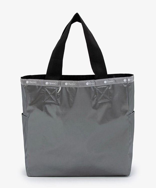 LeSportsac LG REVERSIBLE TOTE/ガンメタル/ブラックソリッド ガンメタル/ブラックソリッド