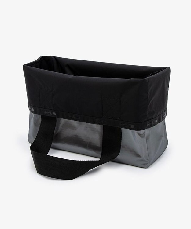 LeSportsac LG REVERSIBLE TOTE/ガンメタル/ブラックソリッド ガンメタル/ブラックソリッド