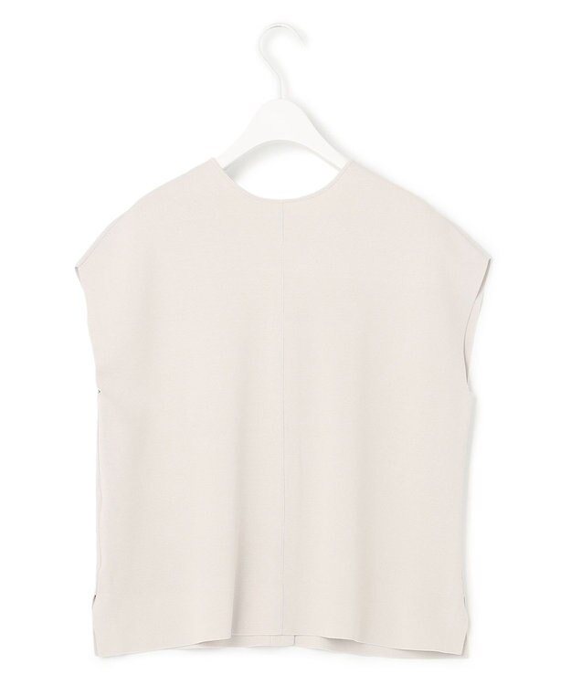 ICB 【洗える】ハイゲージスムース スリーブレスプルオーバー トープ系