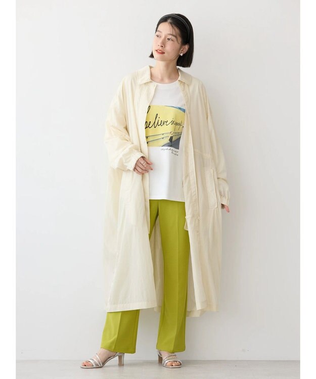 AMERICAN HOLIC 美・美・美ポンチジョーゼットフレアパンツ Pistachio