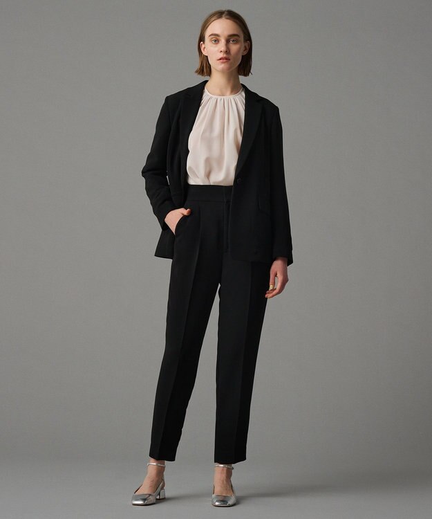 uncrave 【吸水速乾・接触冷感・洗濯機洗い可】シアーボイル ボリュームスリーブブラウス（uncrave STANDARD） エクリュ