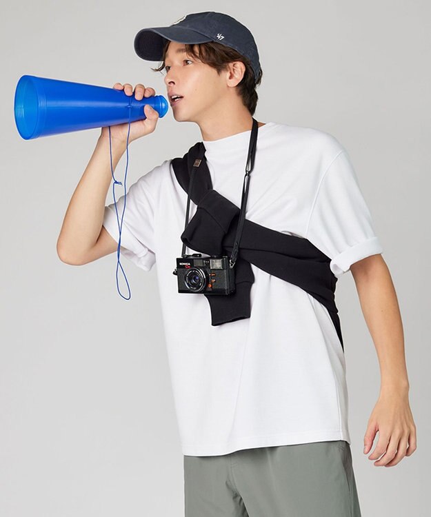 UNFILO MENS 【消臭】【アンチスメル】コンフォートTシャツ ホワイト系