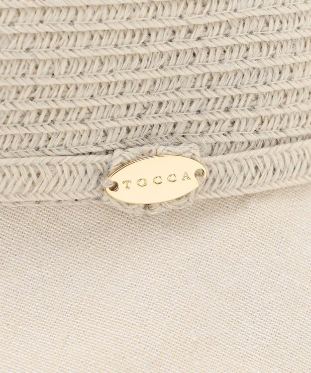 TOCCA 【UV99%以上カット・吸水速乾・抗菌防臭・洗える・サイズ調整可】BRAID COMBI HAT ハット ベージュ系