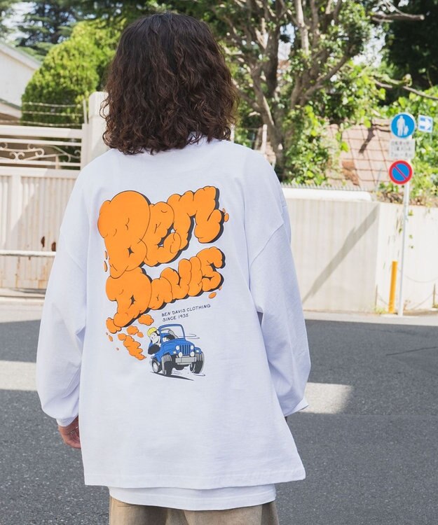 WEGO 別注ベンデイビスバックモチーフロゴLT ホワイトその他