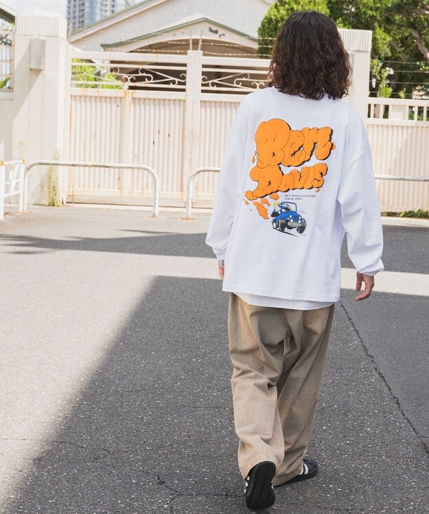 WEGO 別注ベンデイビスバックモチーフロゴLT ホワイトその他