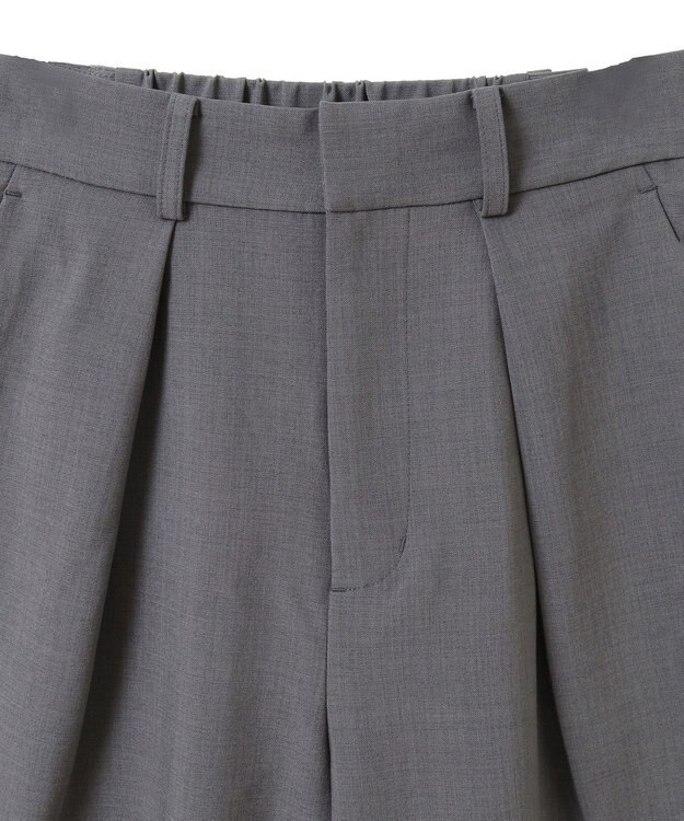 earth music&ecology タックハーフパンツ Gray