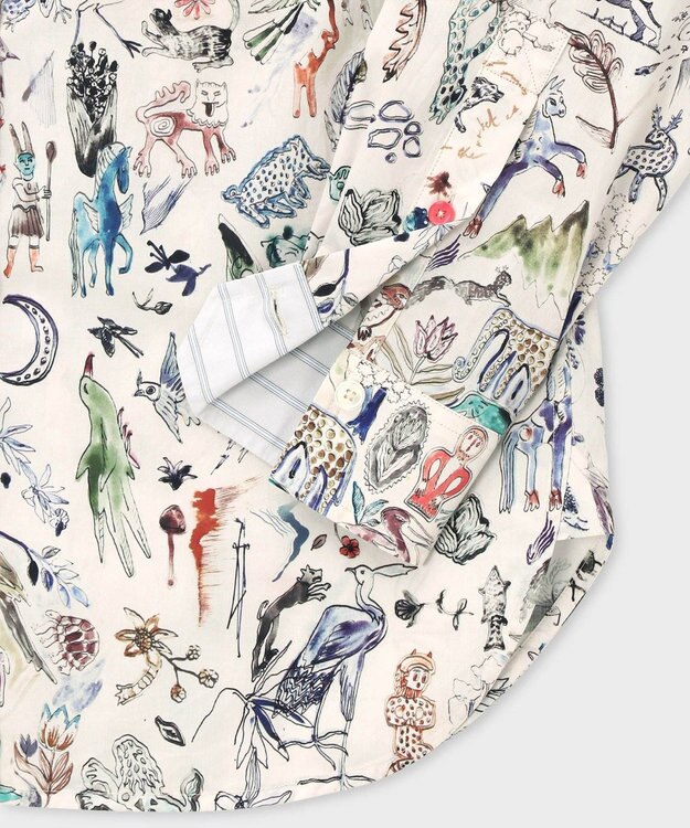 Paul Smith Little Beasts 長袖シャツ アイボリー