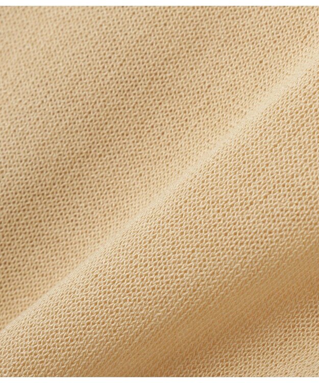 Green Parks 衿付きニットカーディガン Beige