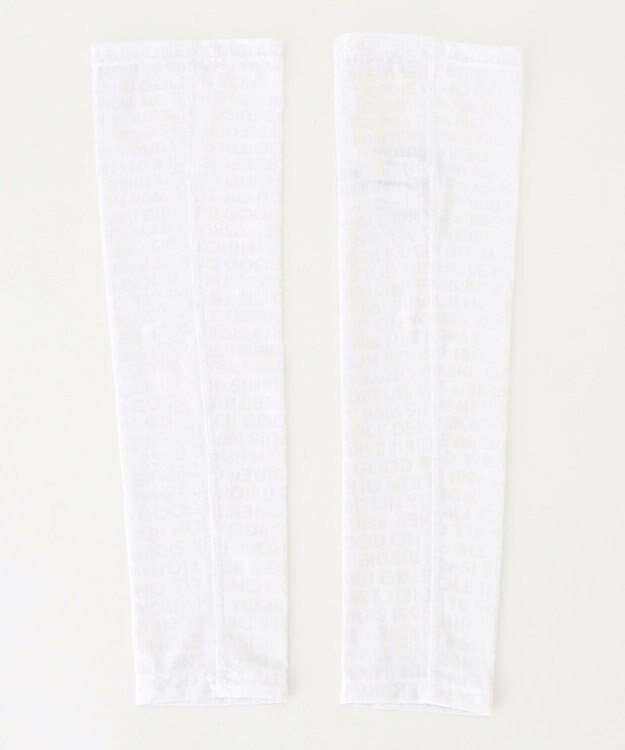 23区GOLF 氷撃シリーズ【冷感】【UNISEX】アームカバー ホワイト系