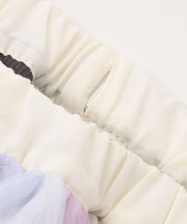 ANY KIDS チュールスカッツ レインボー×グレー