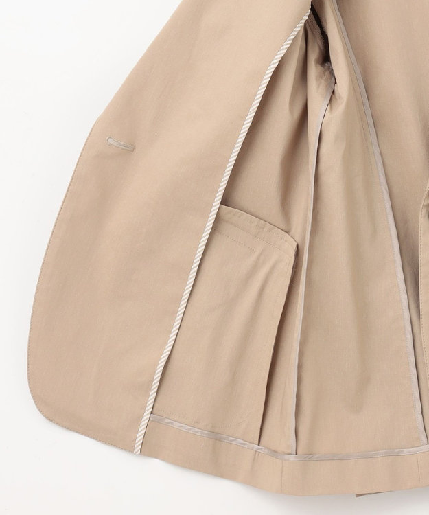 J.PRESS LADIES 【セットアップ対応】セルロースリネンストレッチ テーラード ジャケット ベージュ系