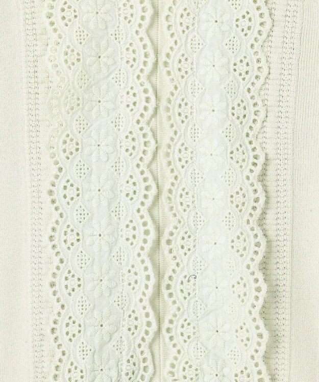 TOCCA LACE ROAD STORY ニットドレス ライトグリーン系