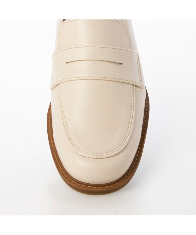 ing <ing>【全天候対応】コインローファー アイボリー