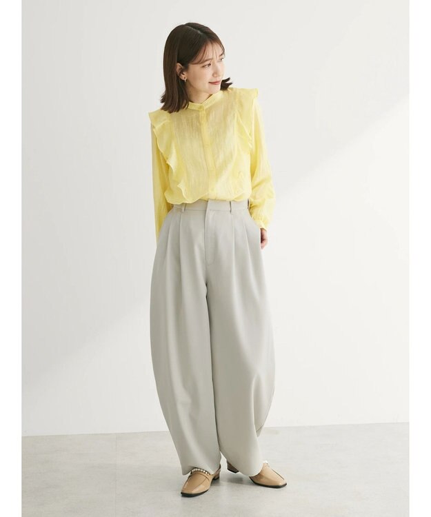 Green Parks ・ＥＬＥＮＣＡＲＥ　ＤＵＥ　カーブパンツ Light Gray