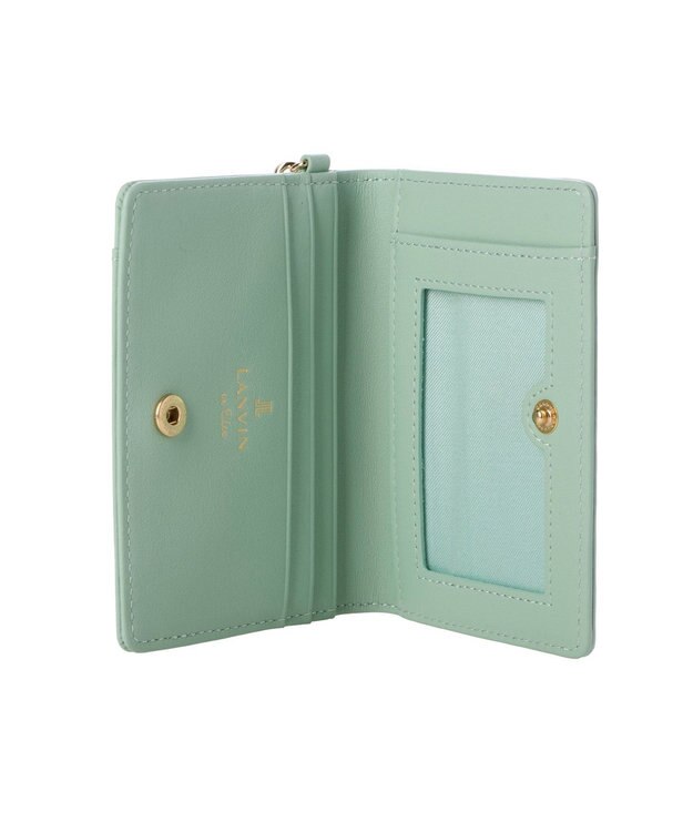 LANVIN en Bleu アクアレル リール付きパスケース マルチ