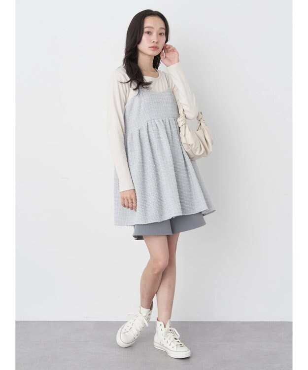 earth music&ecology ショートパンツ Gray