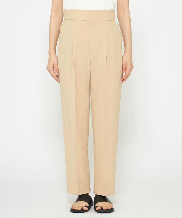 uncrave 【UVカット・接触冷感・洗濯機洗い可】ウォッシャブルドライサップ テーパードパンツ ベージュ