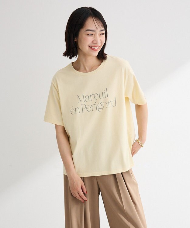 Green Parks ベーシックロゴＴシャツ Yellow