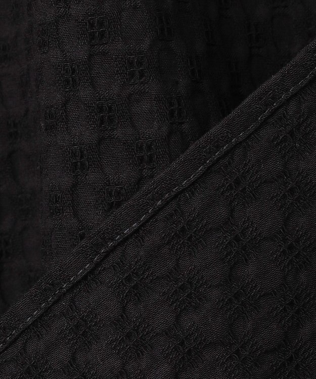 JOSEPH HOMME 【HIGH GRADE LINE】シュリンクドビーコットン  ジャガードシャツ ブラック系