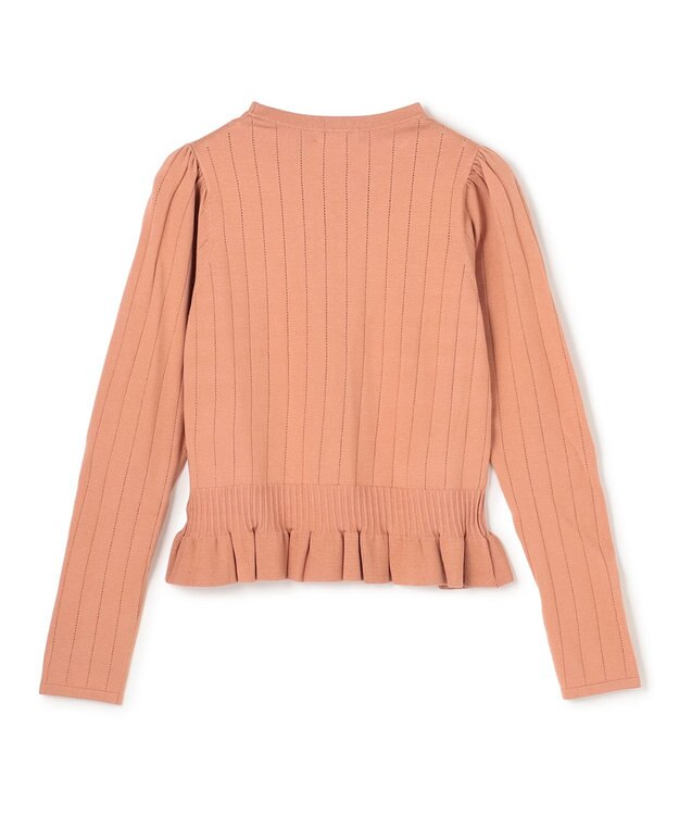 TOCCA IN ROMANCE ペプラム ニットプルオーバー ピンク系