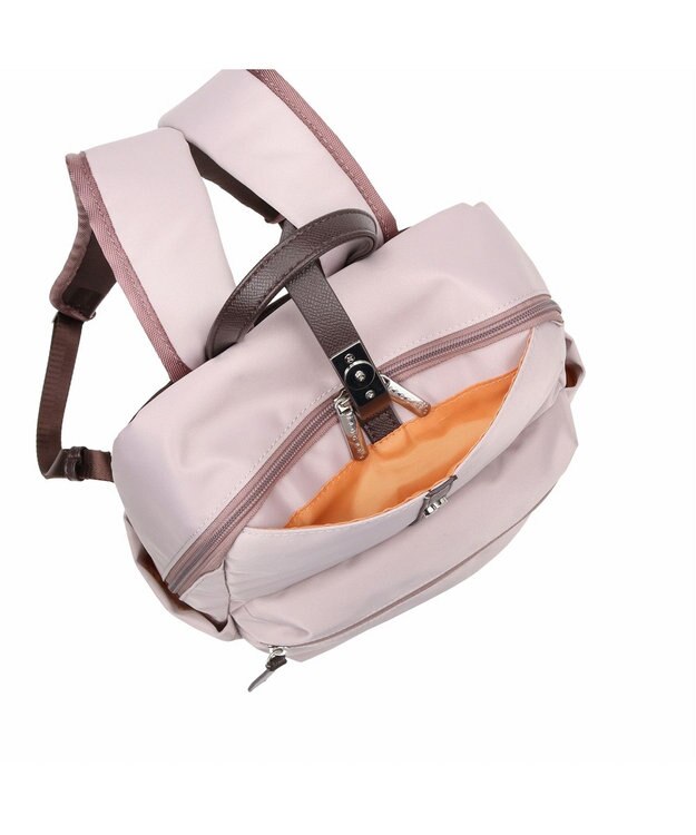 ACE BAGS & LUGGAGE PROGRES プログレ ミュー リュックサック ボトルホルダー エアメッシュ素材 背面ポケット 17394  リュックサック レディース ユーティリティポケット ピンク