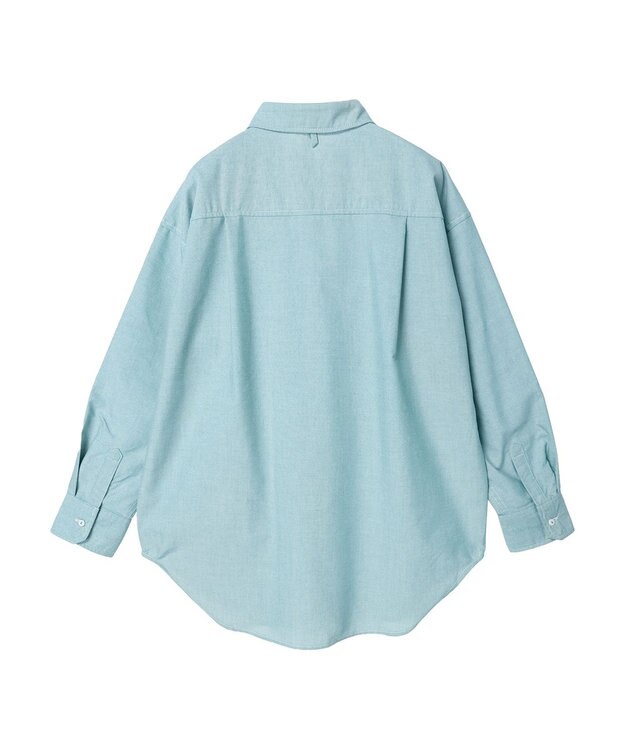 Green Parks オックス先染めシャツ Green