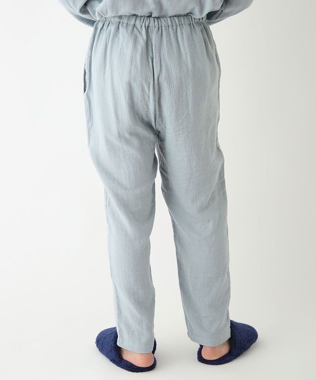 UCHINO マシュマロガーゼ ベーシック メンズパジャマ ライトグリーン