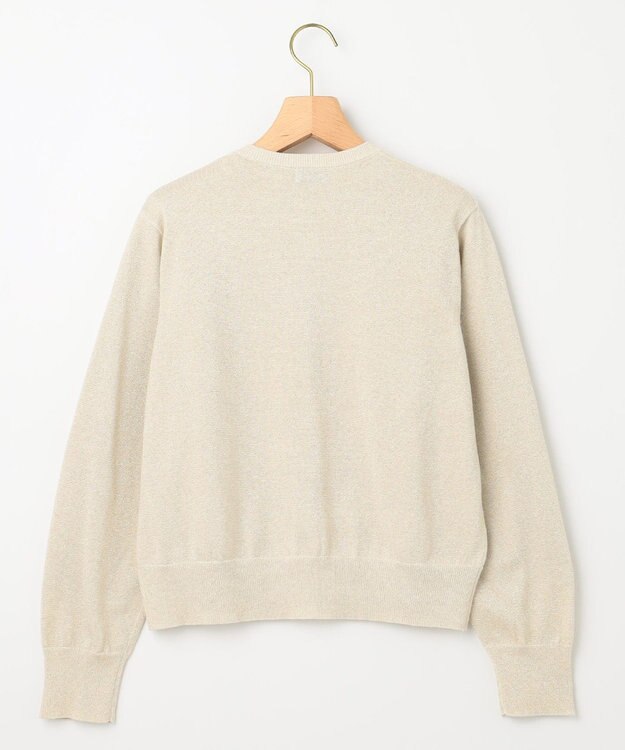 組曲 【WEB限定・2SET】ラメ入りアンサンブルニット シャンパンゴールド系