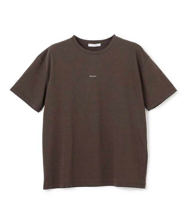 BEIGE， 【洗える】CAMPANULA / メッセージプリントTシャツ Brown