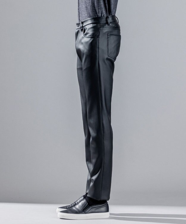 JOSEPH HOMME シンセティックレザー / CIGAR 5P ブラック系