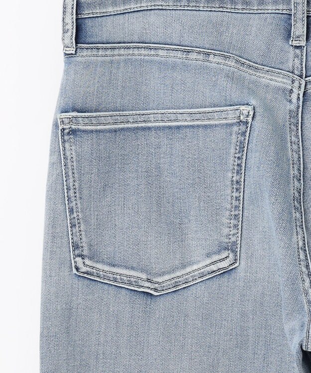 自由区 【XSサイズ～/洗える】USUKARU DENIM ヴィンテージストレート デニムパンツ ライトインディゴバイカラー