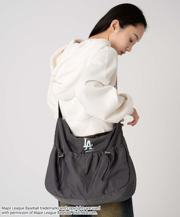 WEGO 【ユニセックス着用ITEM】別注MLBドロストポケットショルダー グレー