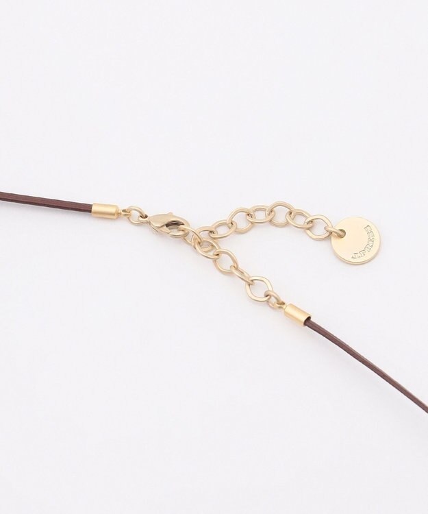 J.PRESS LADIES リバーシブル エポ リング ネックレス ベージュ系