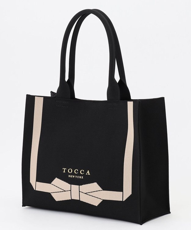 TOCCA TOUCHER KNIT BAG ニットバッグ ブラック系