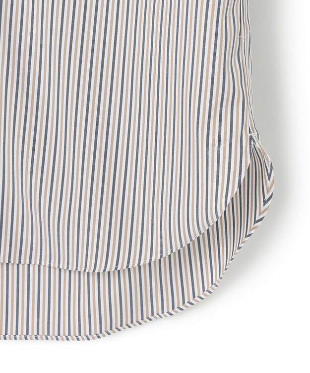 J.PRESS MEN 【WEB限定】オルタネートストライプシャツ/B.D ベージュ系1