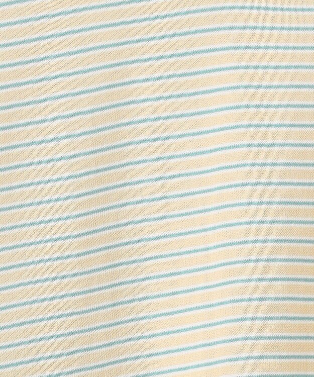 UNFILO MENS 【メンズノンノWEB掲載】スゴ機能美 ニット クルーネック ベージュボーダー