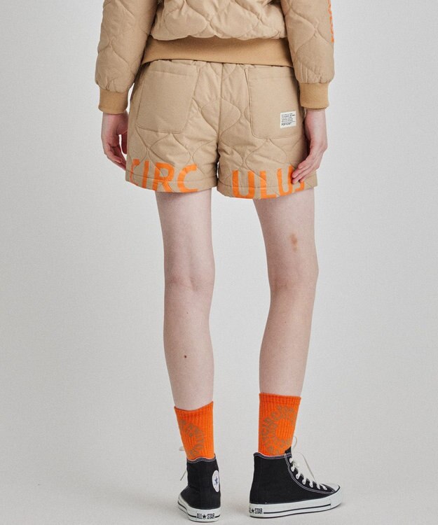PW CIRCULUS 【WOMEN】ひょうたんキルティング中綿ショートパンツ ベージュ系