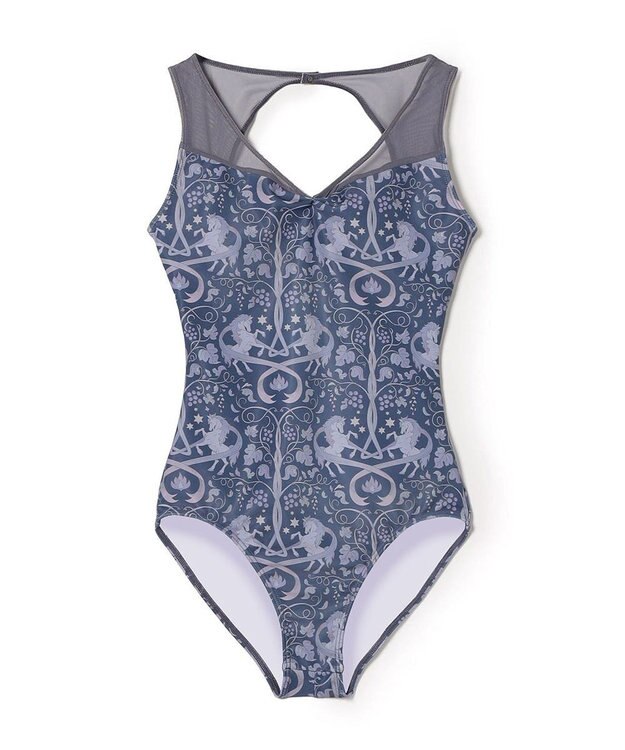 Chacott ノースリーブレオタード ブルーPT