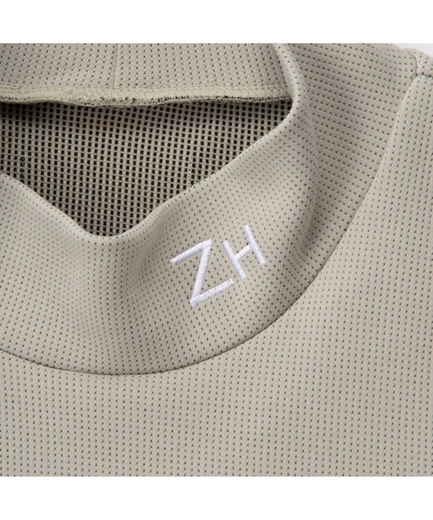 ZERO HALLIBURTON ゼロハリバートン ZERO HALLIBURTON ヒートエナジー×カラット　モックネック長袖 82246 グレー