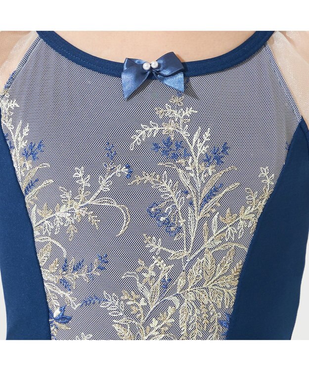 Chacott スカート付レオタード ネイビー