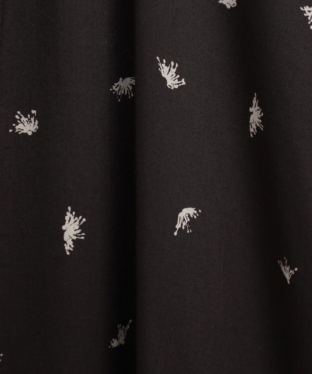 CRAFT STANDARD BOUTIQUE インド綿2WAY綿ボイルギャザーネックワンピース Flower