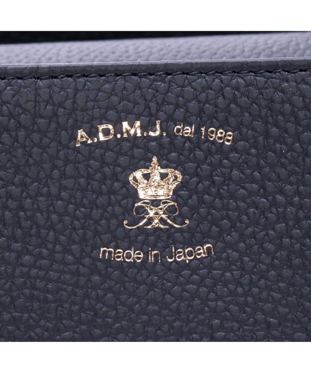 A.D.M.J. 【牛革】ミニトートバッグ　（Dカン付き） コン