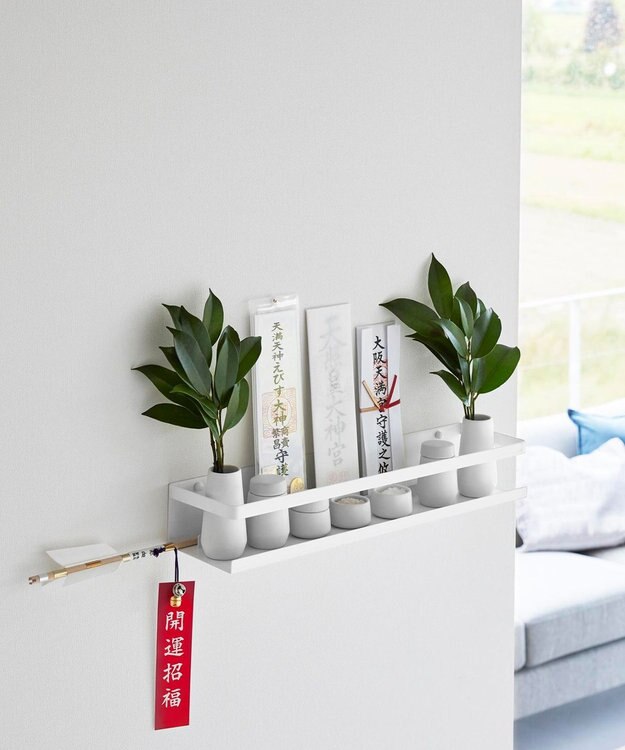 tower 石こうボード壁対応神棚 タワー 神具セット ホワイト ホワイト