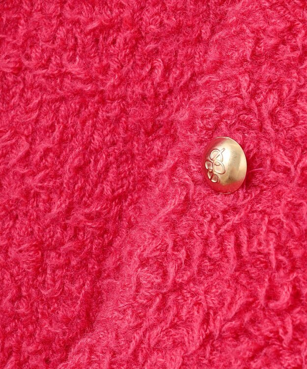 自由区 【カトリエムブーケ】Cahoteux poil ポケットディテールジャケット フューシャ