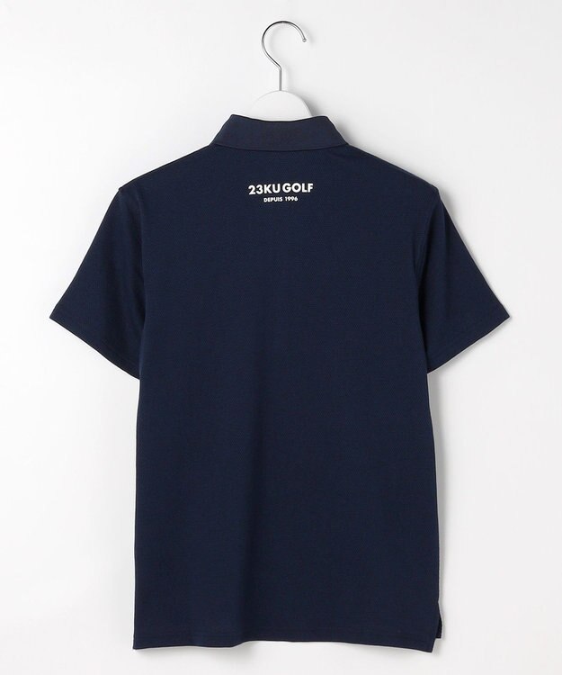 23区GOLF 【WOMEN】『PEANUTS』コラボ　「JOE COOL」半袖ポロシャツ ネイビー系