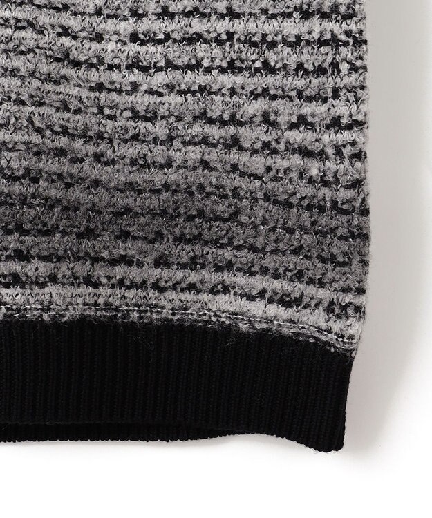 JOSEPH HOMME ヘアリーグラデーション　クルーネックニット ライトグレー系2