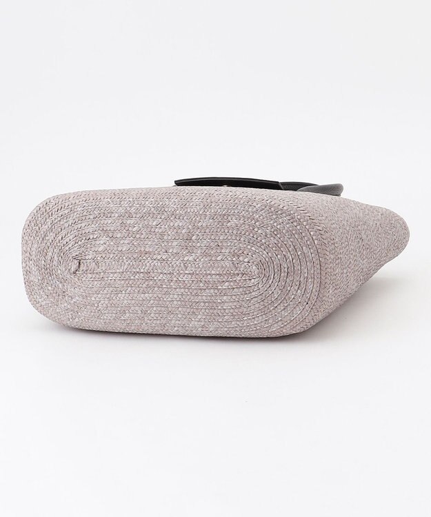 LA BAGAGERIE フラップかごトートバッグ グレー